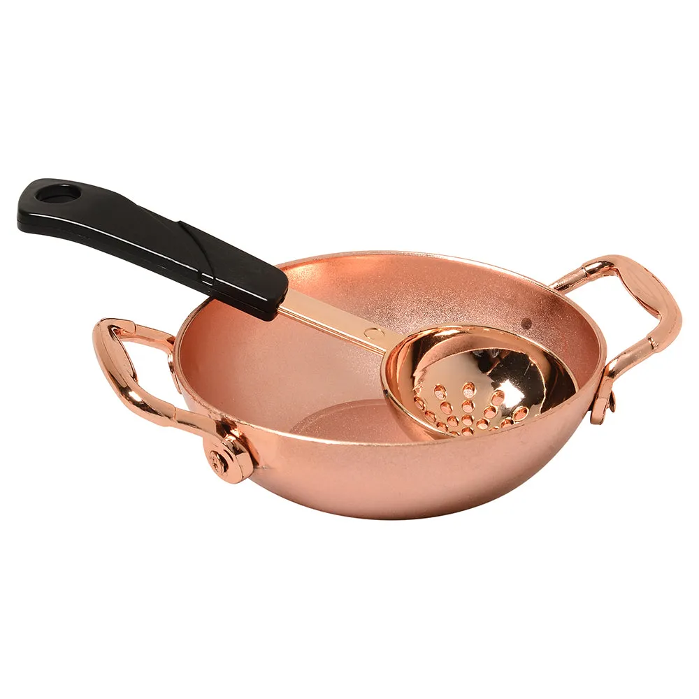 13-Piece Kids' Copper Kitchen Play Set | Realistic Pretend Play Cookware