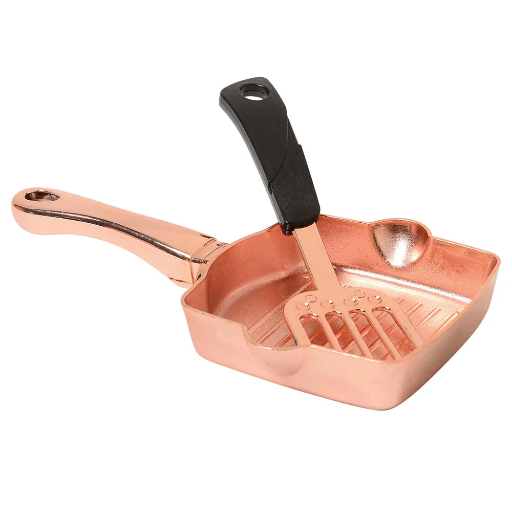 13-Piece Kids' Copper Kitchen Play Set | Realistic Pretend Play Cookware