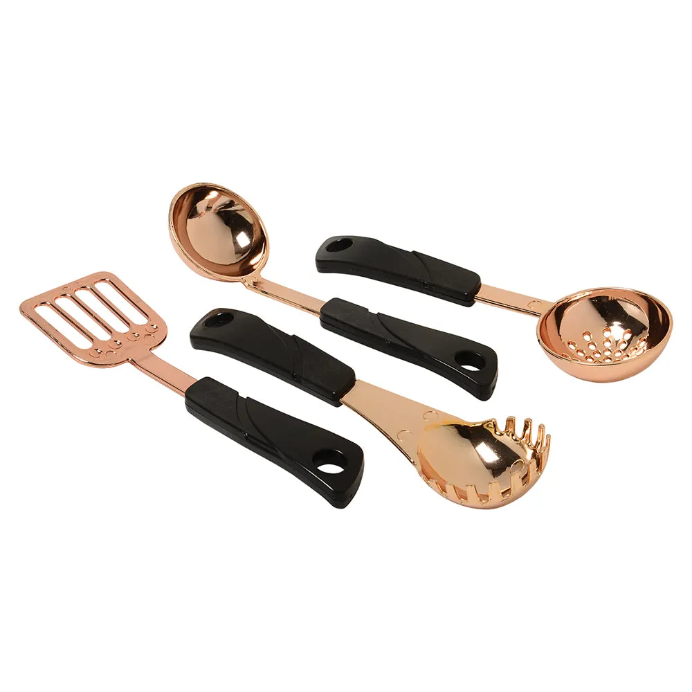 13-Piece Kids' Copper Kitchen Play Set | Realistic Pretend Play Cookware