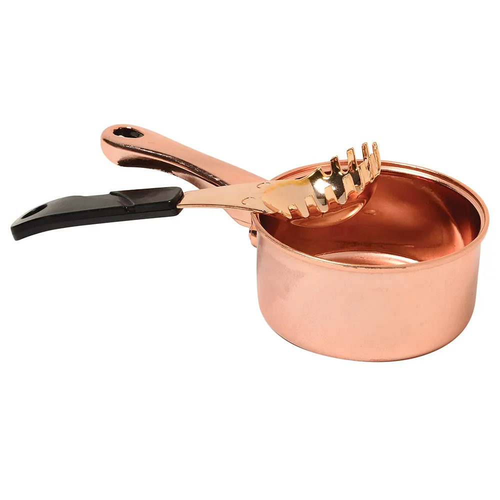 13-Piece Kids' Copper Kitchen Play Set | Realistic Pretend Play Cookware