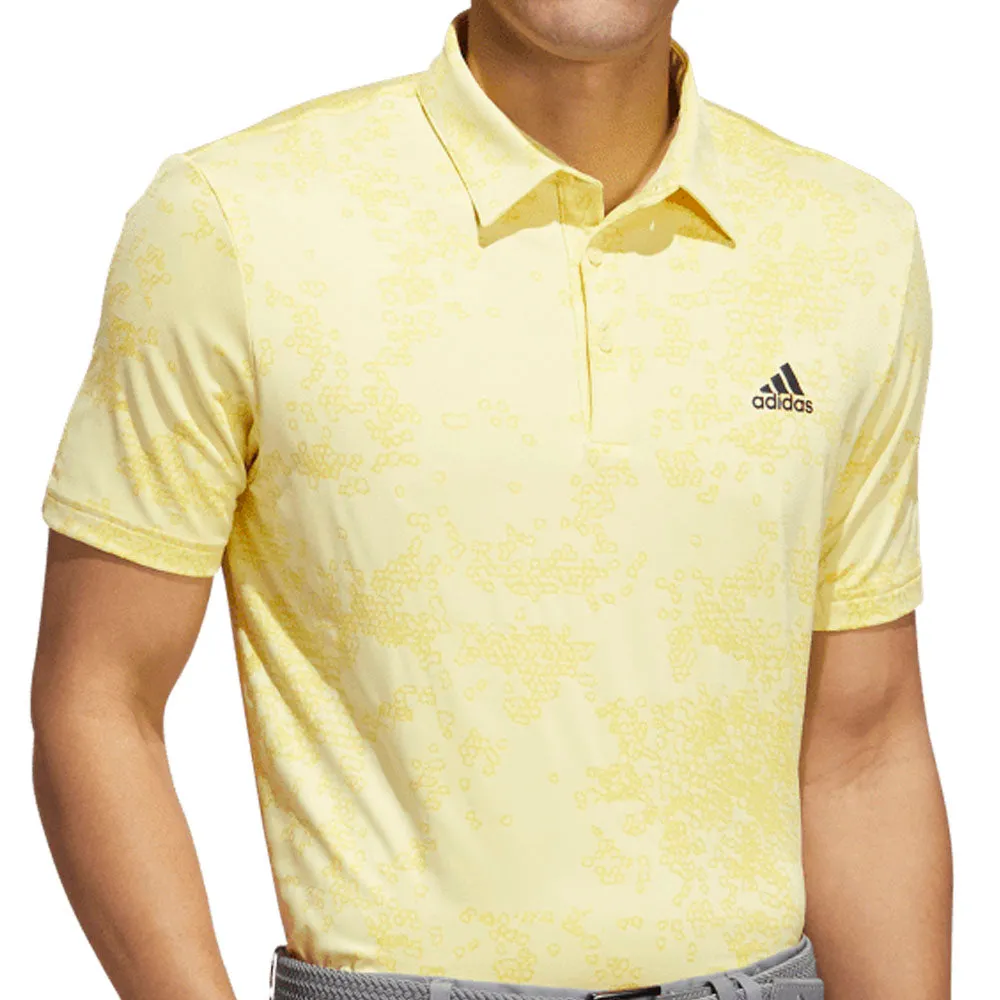 adidas Jacquard Polo Shirt - Almost Yellow/Impact Yellow