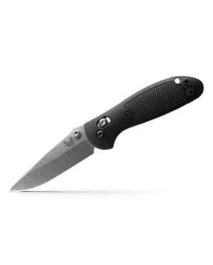 Benchmade Mini Griptilian | Black Grivory | Drop-Point