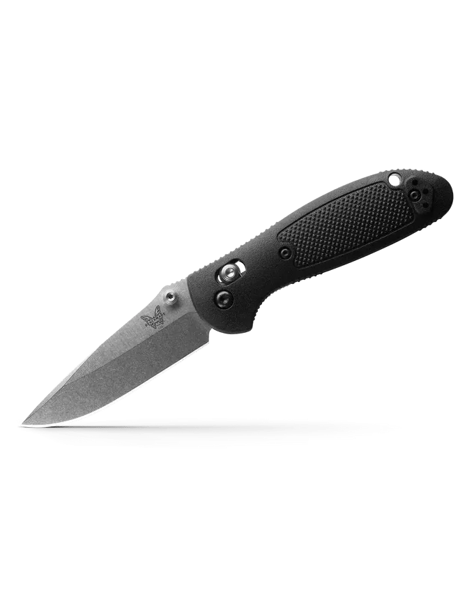 Benchmade Mini Griptilian | Black Grivory | Drop-Point