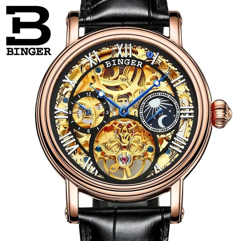 Binger Swiss Mechanical Tourbillon Watch B 1171