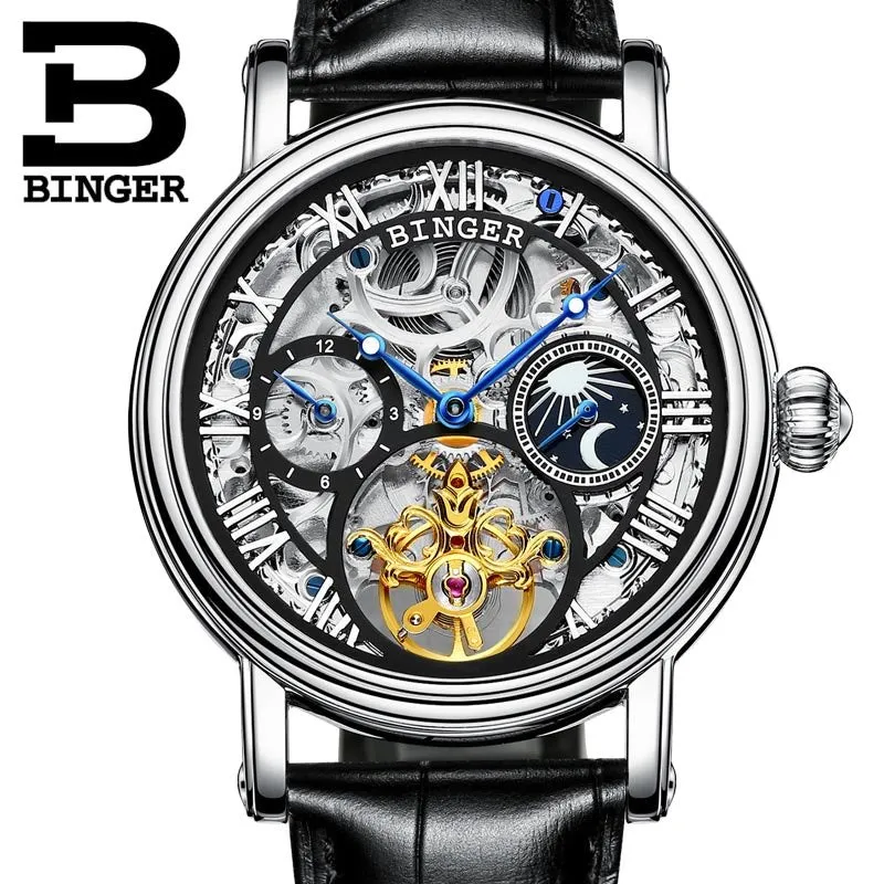 Binger Swiss Mechanical Tourbillon Watch B 1171