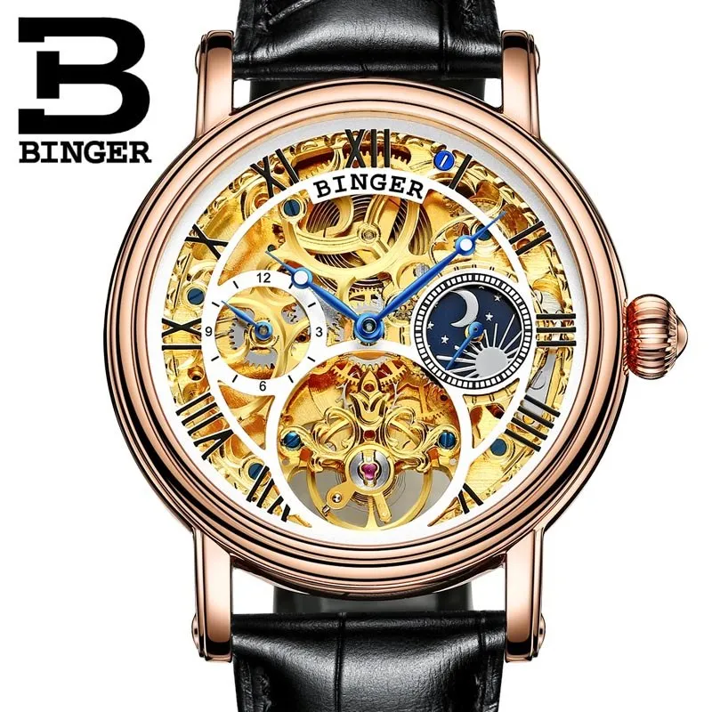 Binger Swiss Mechanical Tourbillon Watch B 1171