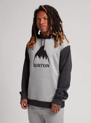 Burton Oak Pull Over Hoodie Mens Grey Heather / Black