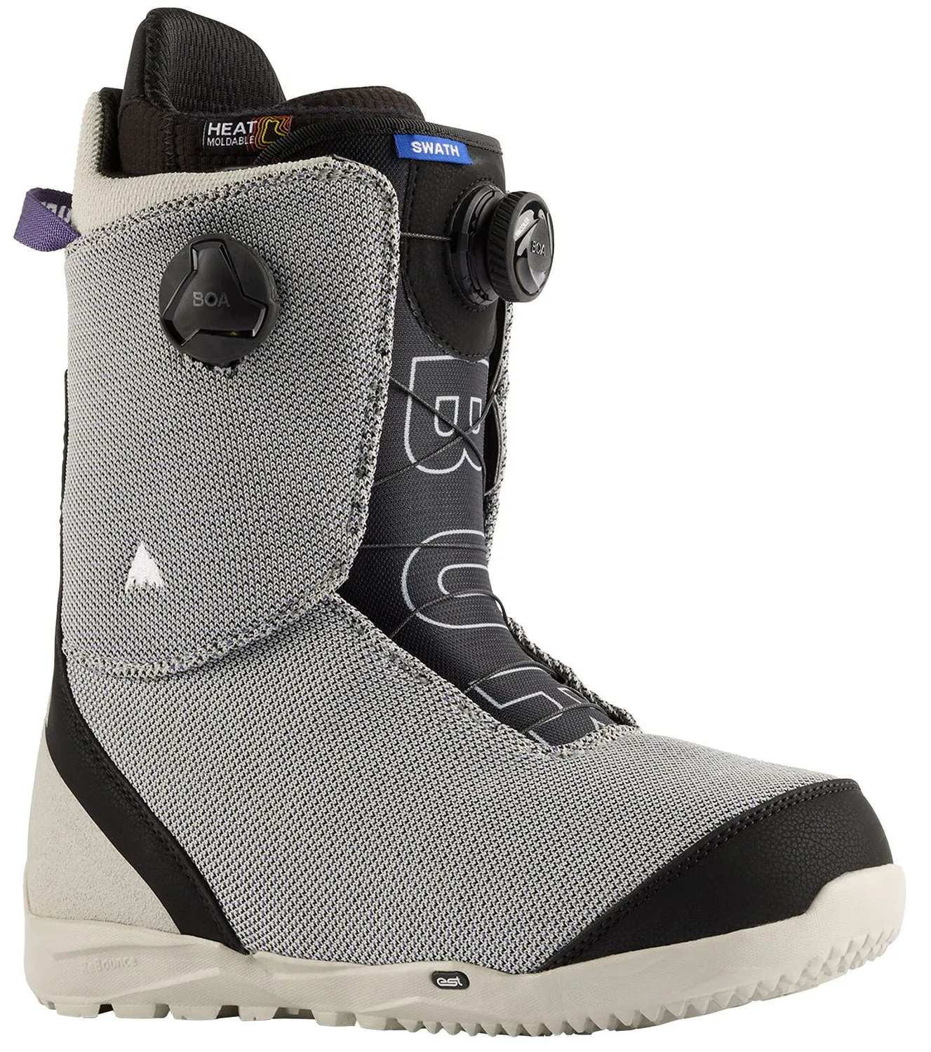 Burton Swath BOA Mens Snowboard Boots Grey / Multi