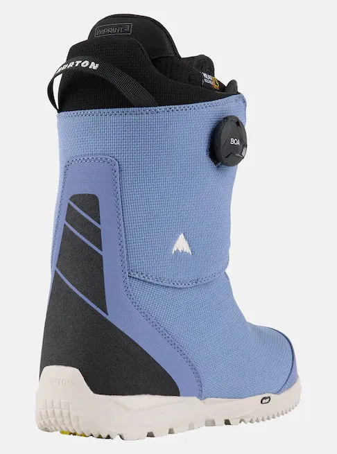 Mens 2024 Burton Swath BOA Slate Blue Snowboard Boots - Optimum Performance Footwear