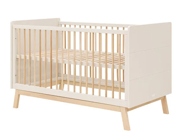 Cot Bed Lines Dune/Natural 70 x 140 cm