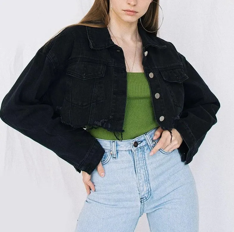 Cropped Denim Jacket