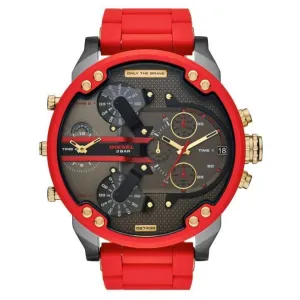 Diesel Men's Chronograph Watch Mr Daddy 2.0 Red DZ7430