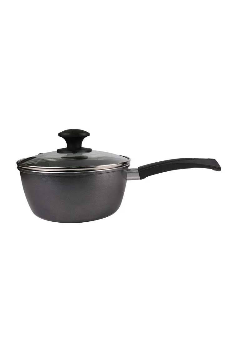 Eco Non-Stick Saucepan with Glass Cover