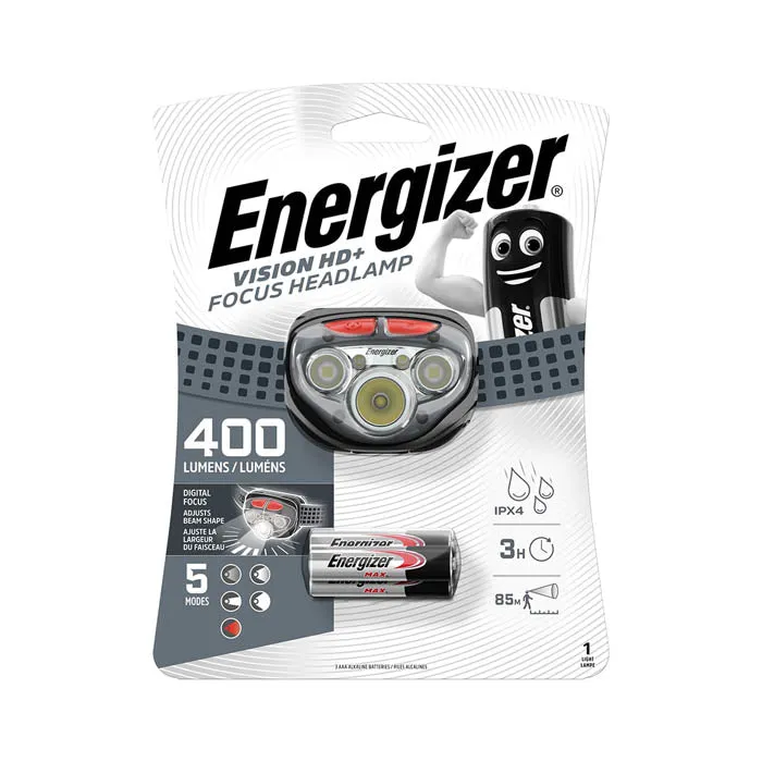 Energizer LED Vision HD  Focus Headlight - 80 Metres