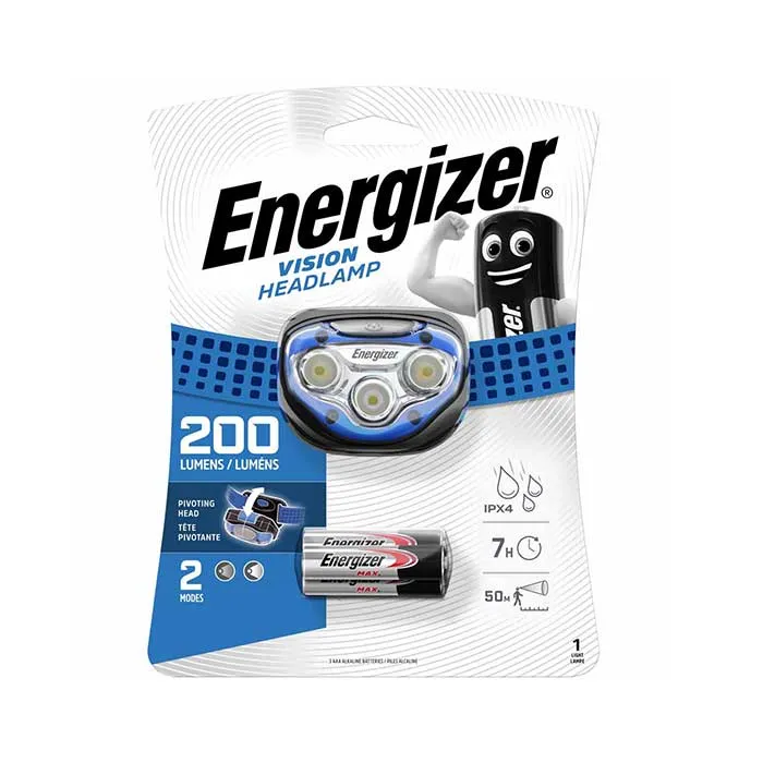 Energizer LED Vision Headlight - 50 metre