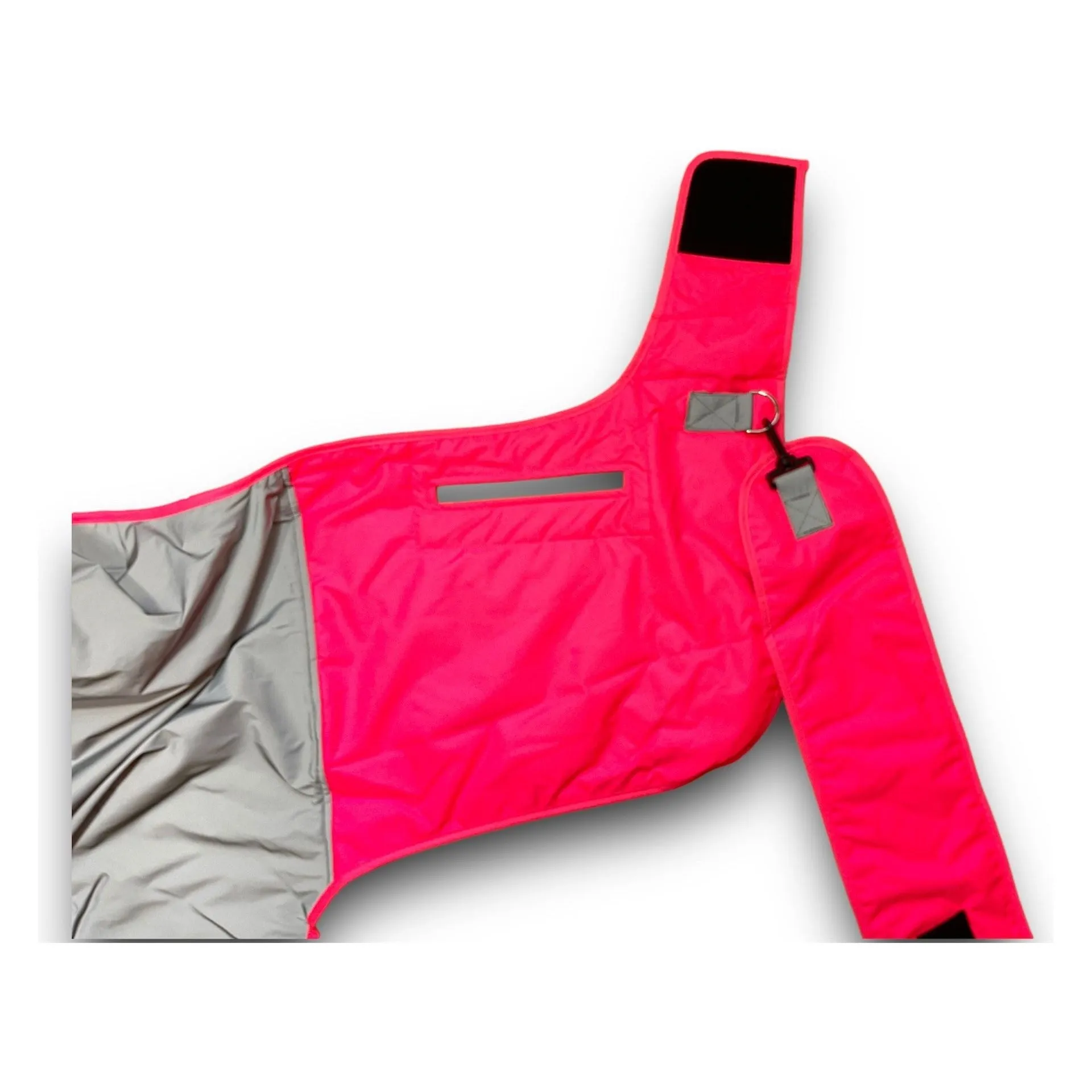 Equisafety Reflective Mercury Horse Hi Viz Exercise Rug in Pink