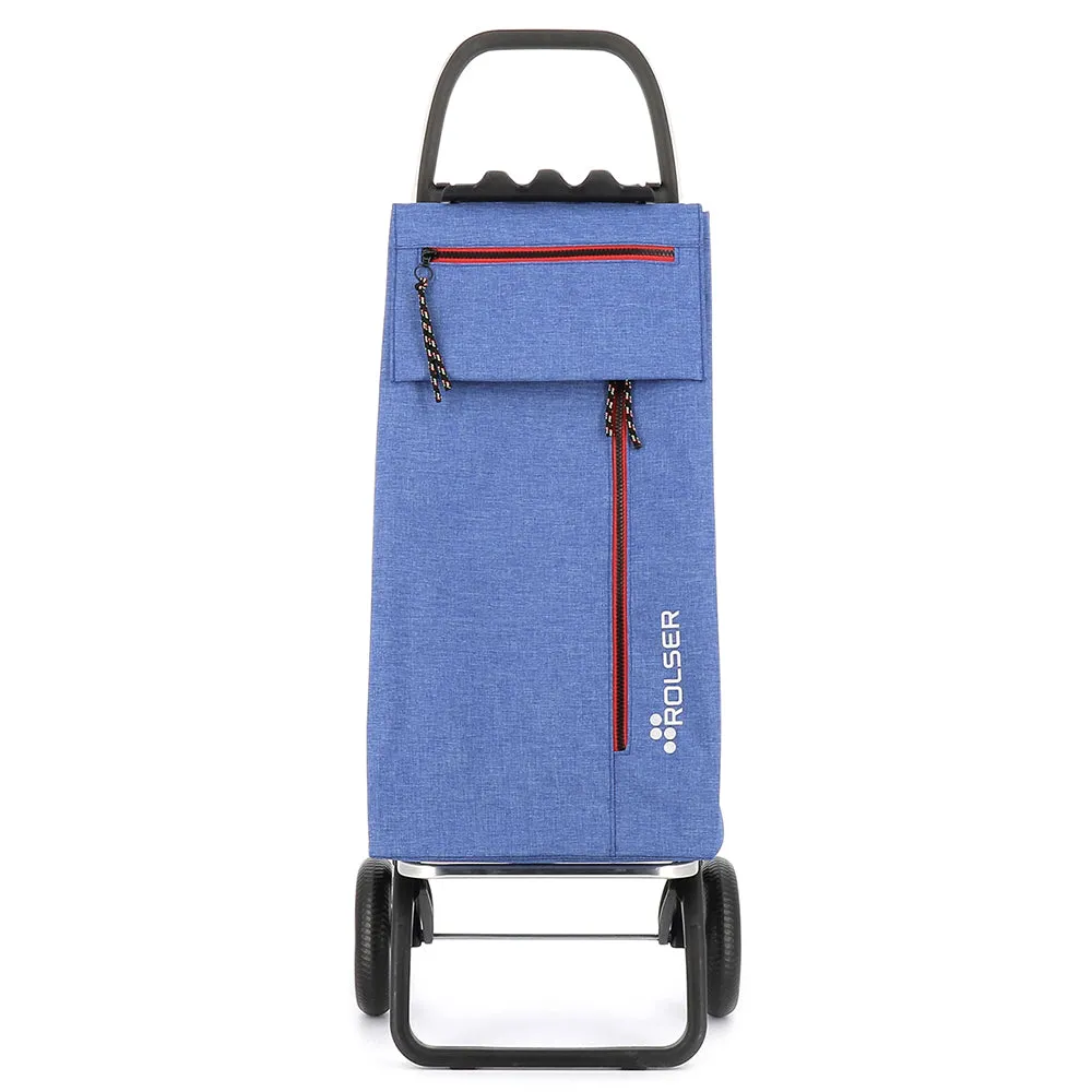 Folding Trolley Wallaby Tweed 2L 2 Wheel - Blue