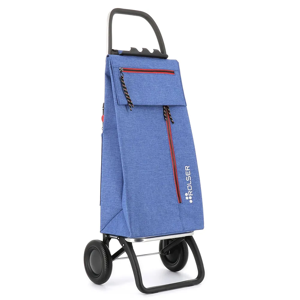 Folding Trolley Wallaby Tweed 2L 2 Wheel - Blue