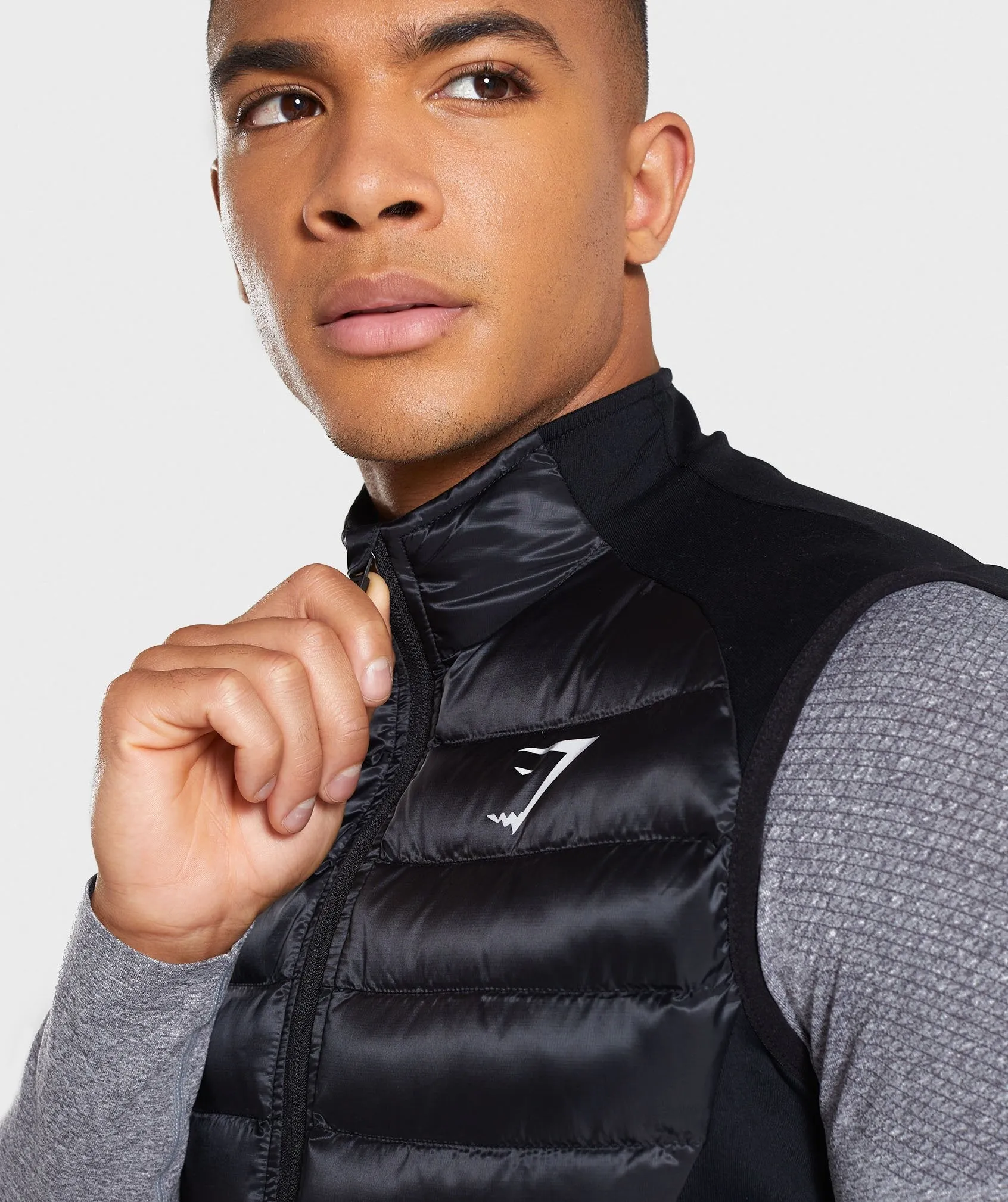 Gymshark Power Lightweight Gilet - Black