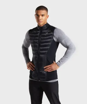 Gymshark Power Lightweight Gilet - Black