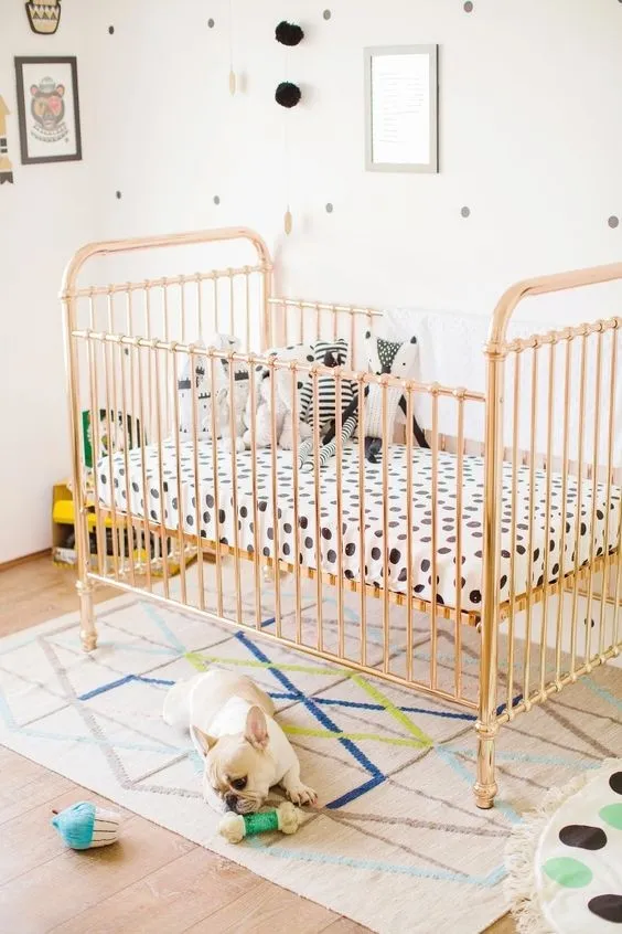 Incy Interiors Rose Gold Baby Cot