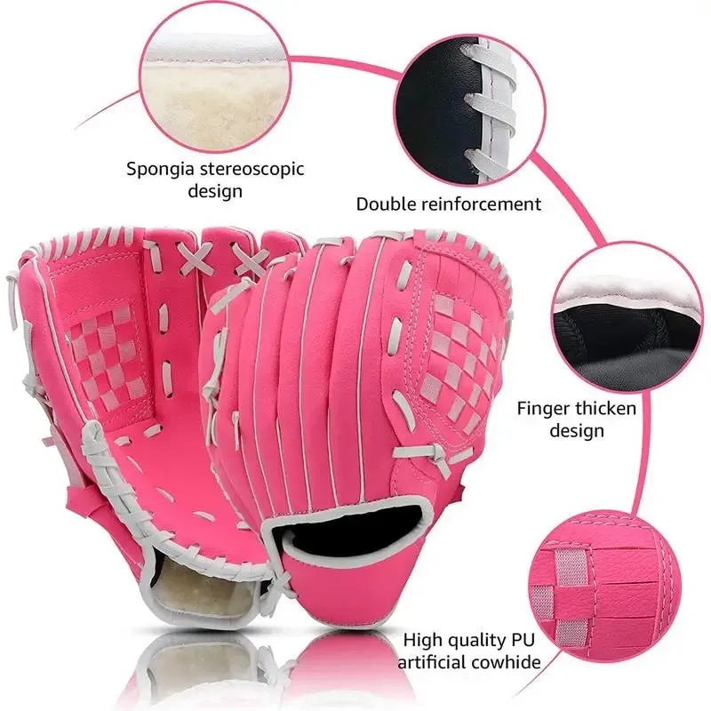 Kids Baseball Glove/Softball Fielding Gloves For Teens Girls Youth