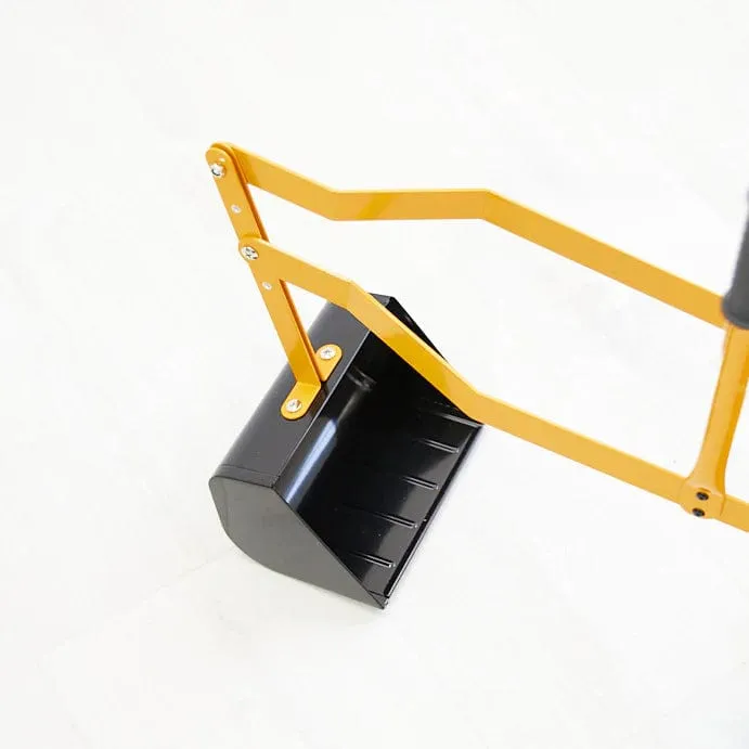 Kids Steel Toy Ride-On Excavator - Mustard