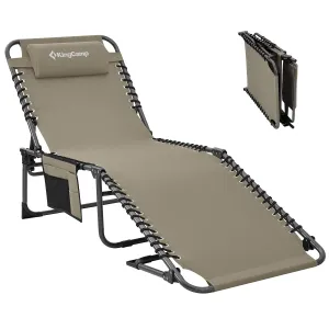 KingCamp Folding Chaise Lounge Chairs