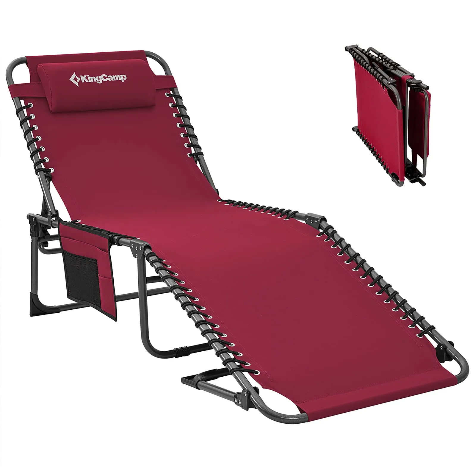 KingCamp Folding Chaise Lounge Chairs