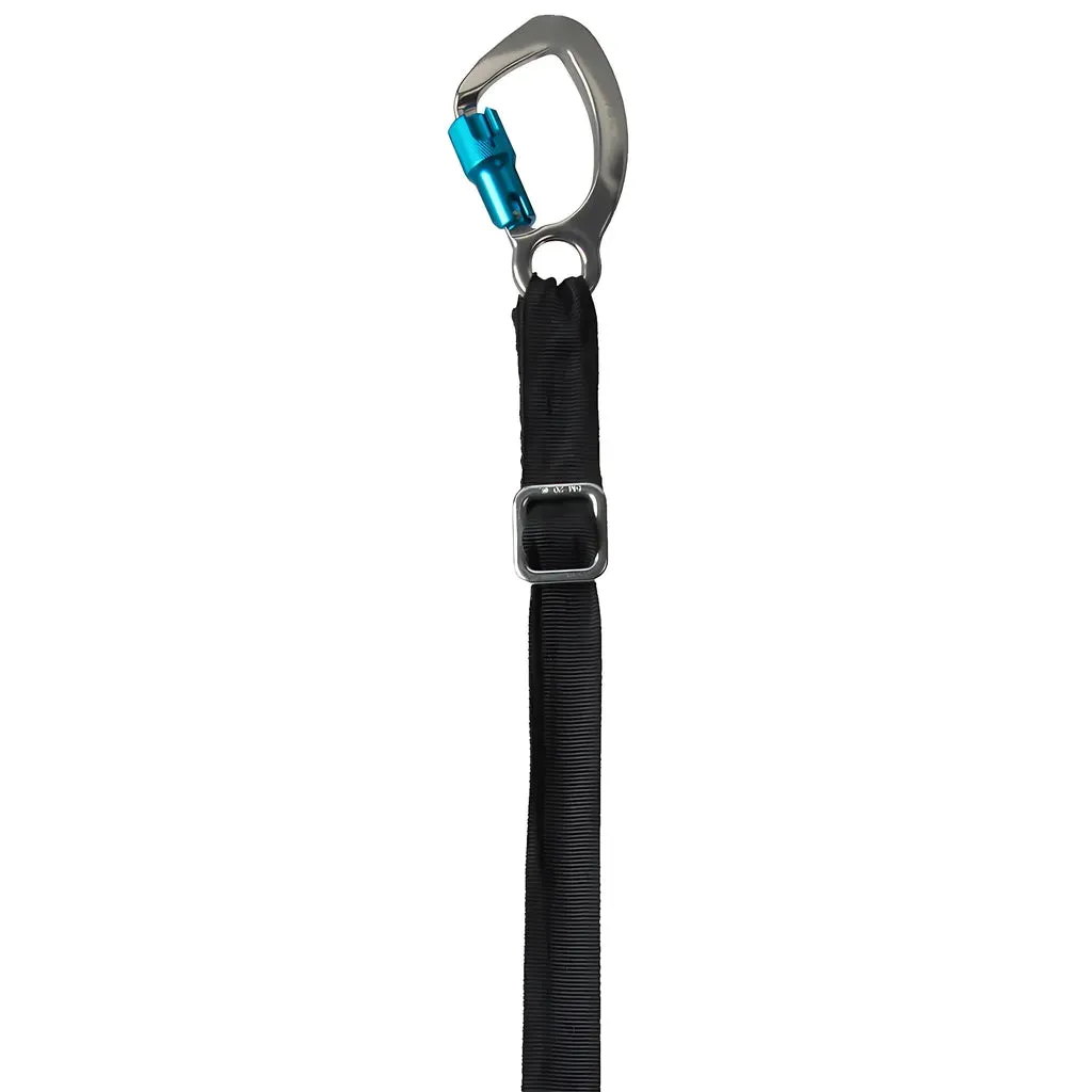 Latitude Pro Arc Flash 7' Single Web SRL: 18-22" Adj. Aramid Ext., Alu Captive Eye Carabiners