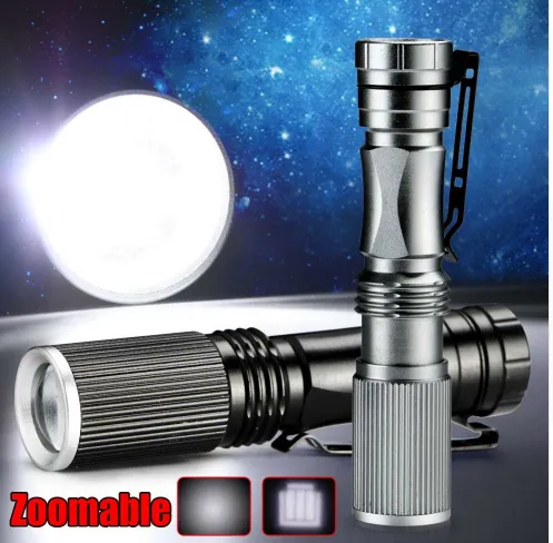 L.E.D Flashlight - ZOOM - 2000LM