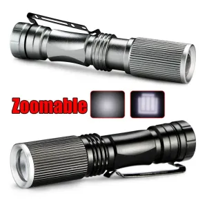 L.E.D Flashlight - ZOOM - 2000LM