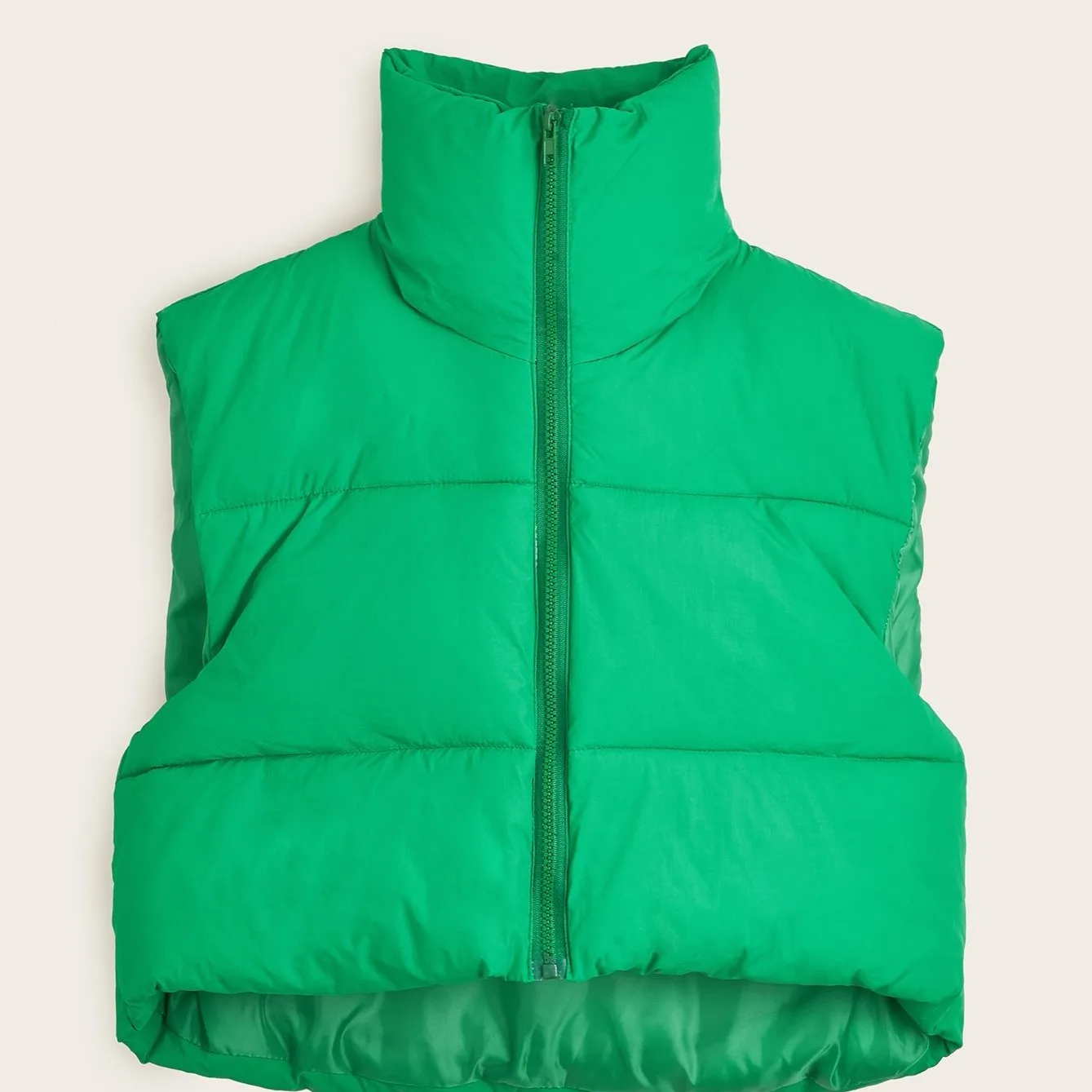 Lightweight Zip Up Solid Sleeveless Thermal Vest Coat