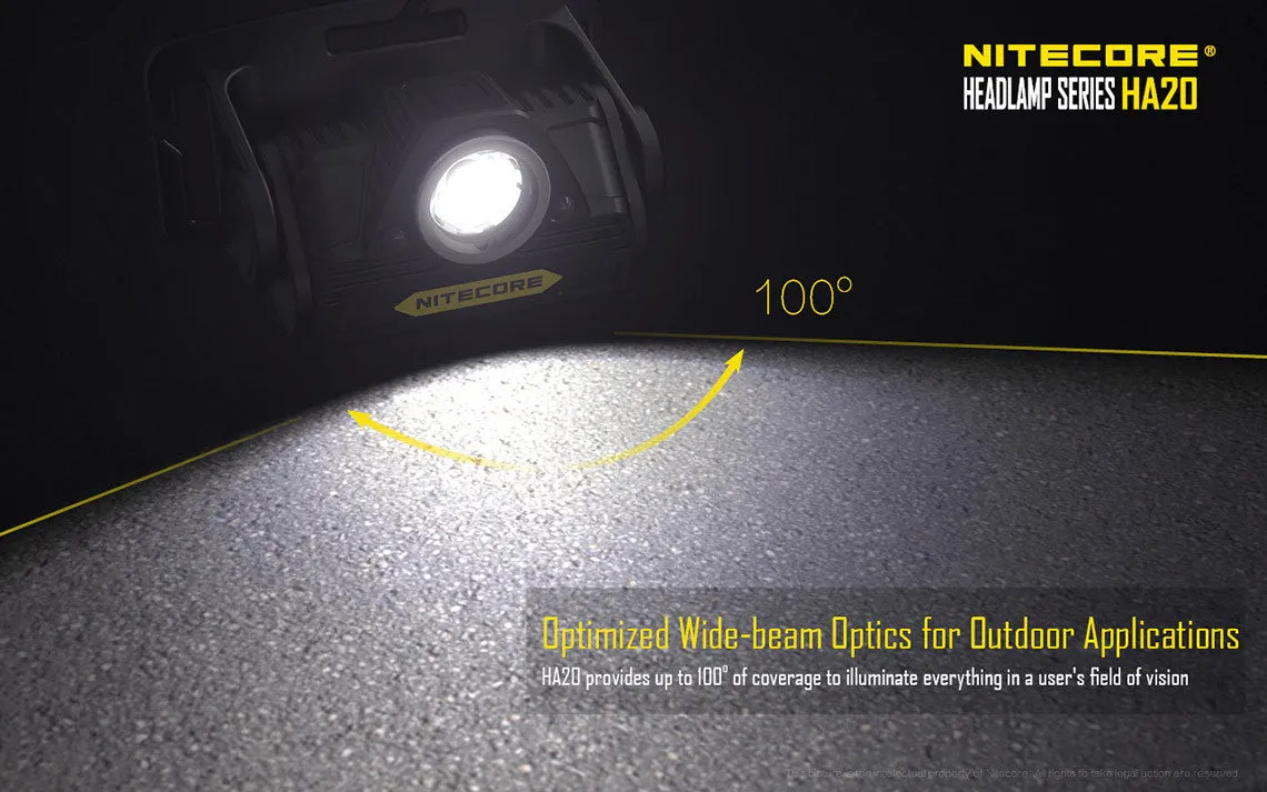 Nitecore HA20 Headlamp CREE XP-G2 LED - 300 Lumens