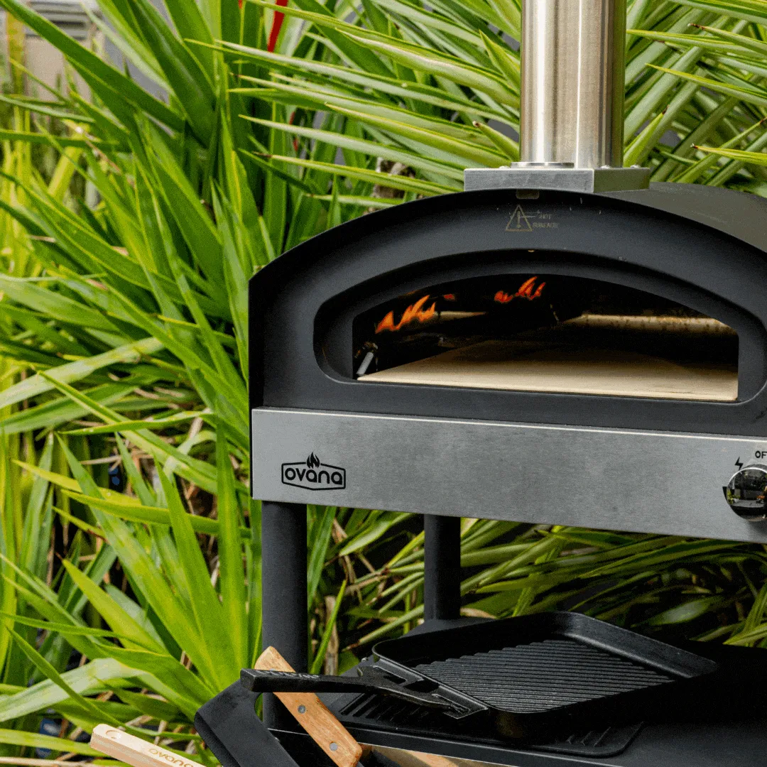 Adjustable Ovana Pizza Oven Stand with Durable Design for Outdoor Cooking