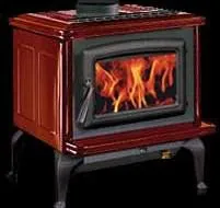 Pacific Energy Vista Classic LE w/black legs, door & trivet