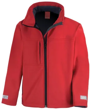 Red - Junior classic softshell 3-layer jacket