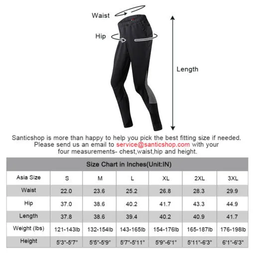 Santic Straight Leisure Cycling Pants No padded