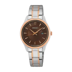 Seiko Daywear Two Tone Ladies Watch SUR476P