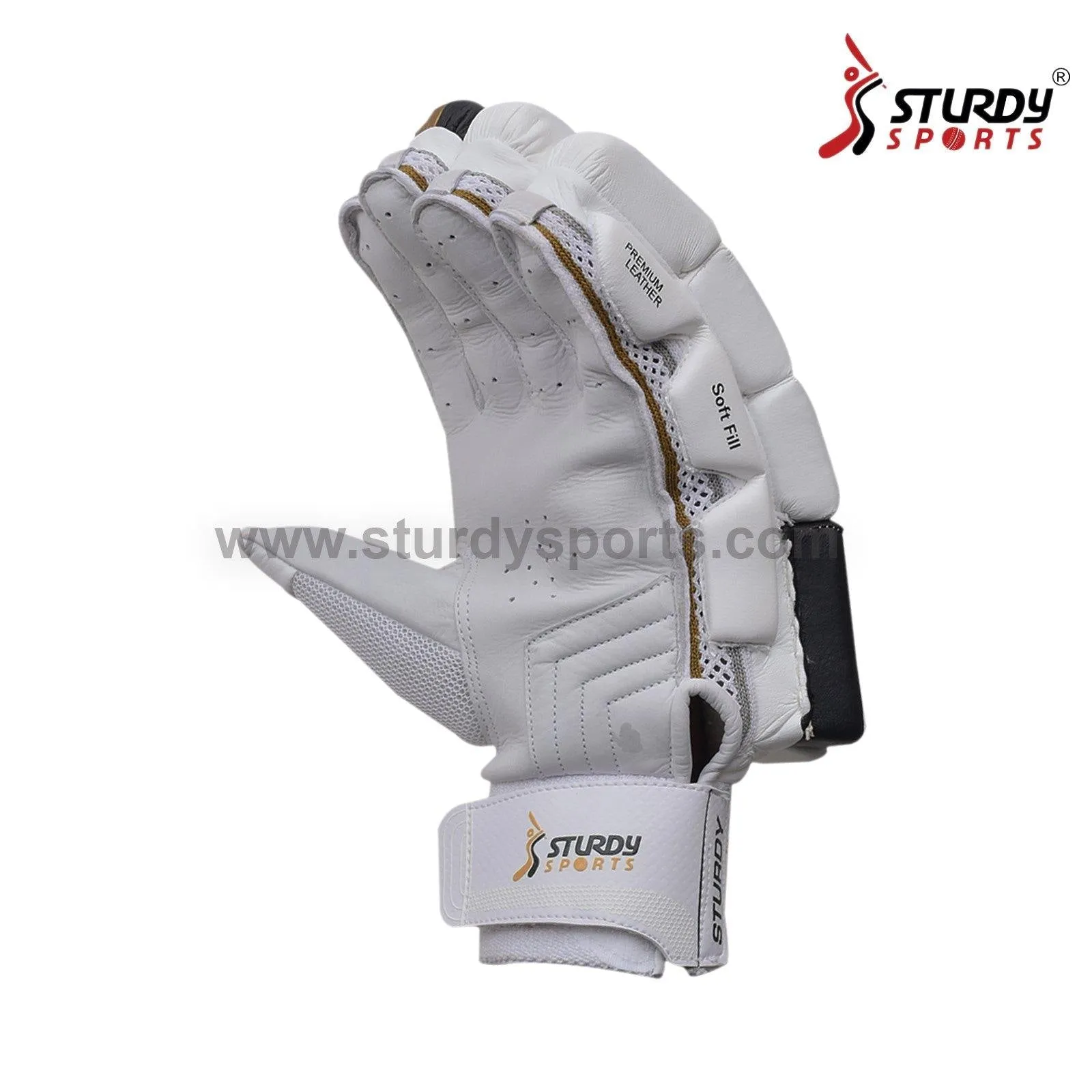 Sturdy Cheetah Batting Gloves - Senior