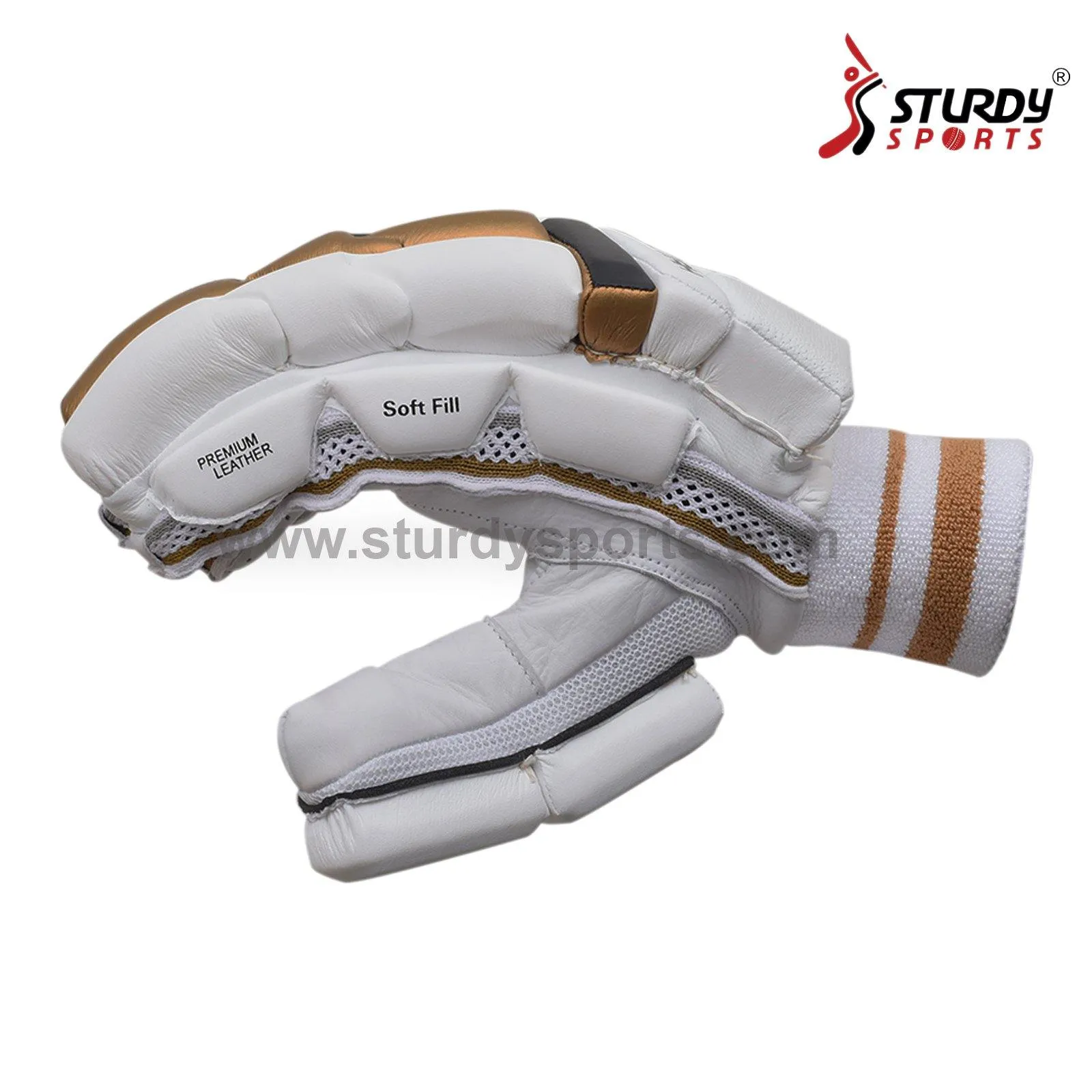 Sturdy Cheetah Batting Gloves - Senior