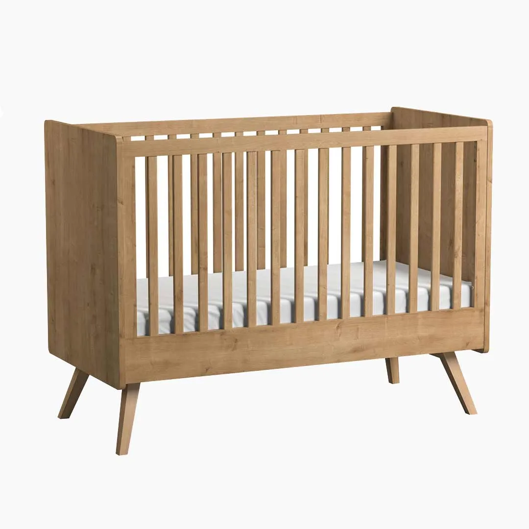 Vintage Cot Bed (70X140) - Oak