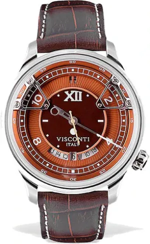 Visconti Watch Opera Automatic 43.5mm Tobacco KW23-02